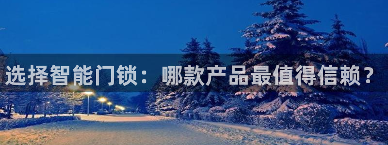 富联娱乐巾六七五一38：选择智能门锁：哪款产品最值得信赖？