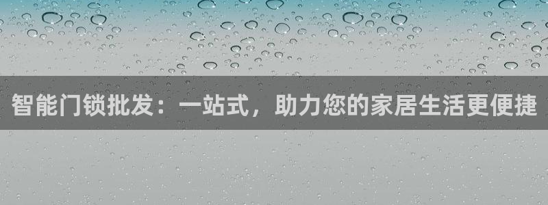 富联娱乐正规吗可靠吗：智能门锁批发：一站式，助力您的家居生活