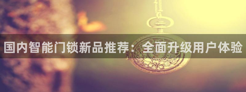 联富市场2楼娱乐场：国内智能门锁新品推荐：全面升级用户体验