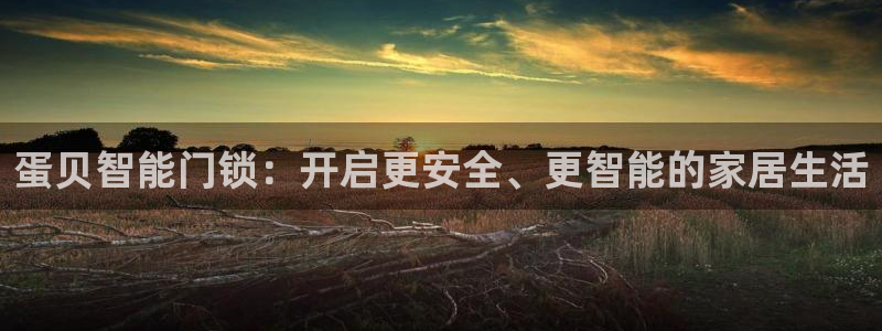 富联娱乐注册地址上海市：蛋贝智能门锁：开启更安全、更智能的家