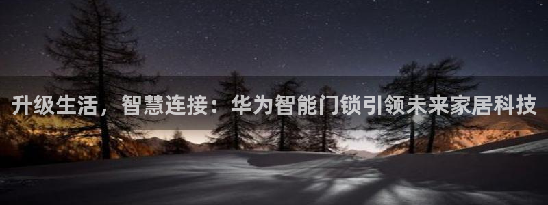 富联娱乐正规吗可靠吗：升级生活，智慧连接：华为智能门锁引领未