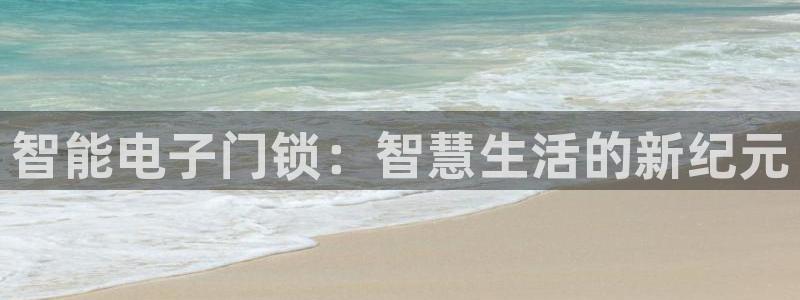 富联娱乐首页登录不上：智能电子门锁：智慧生活的新纪元