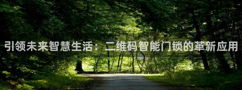 富联娱乐382223：引领未来智慧生活：二维码智能门锁的革新