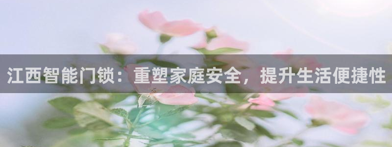 富联娱乐乃67OO6：江西智能门锁：重塑家庭安全，提升生活便