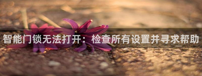 佰富联娱乐团购：智能门锁无法打开：检查所有设置并寻求帮助